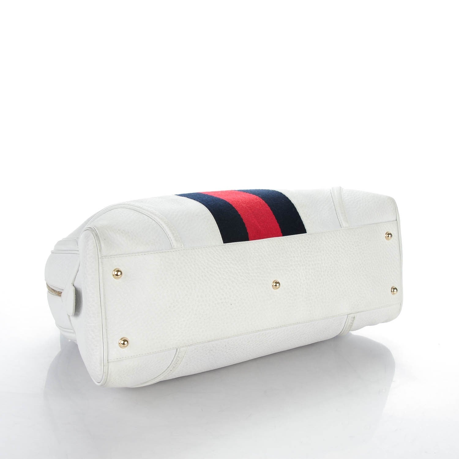 Gucci Calfskin Web Blondie Bowler White 4 of 8