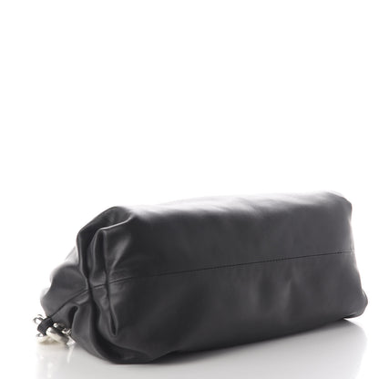 Bottega Veneta Calfskin The Pouch Chain Black 4 of 9