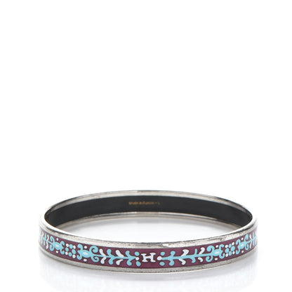 Hermes Enamel Printed Narrow Bracelet 65 3 of 5
