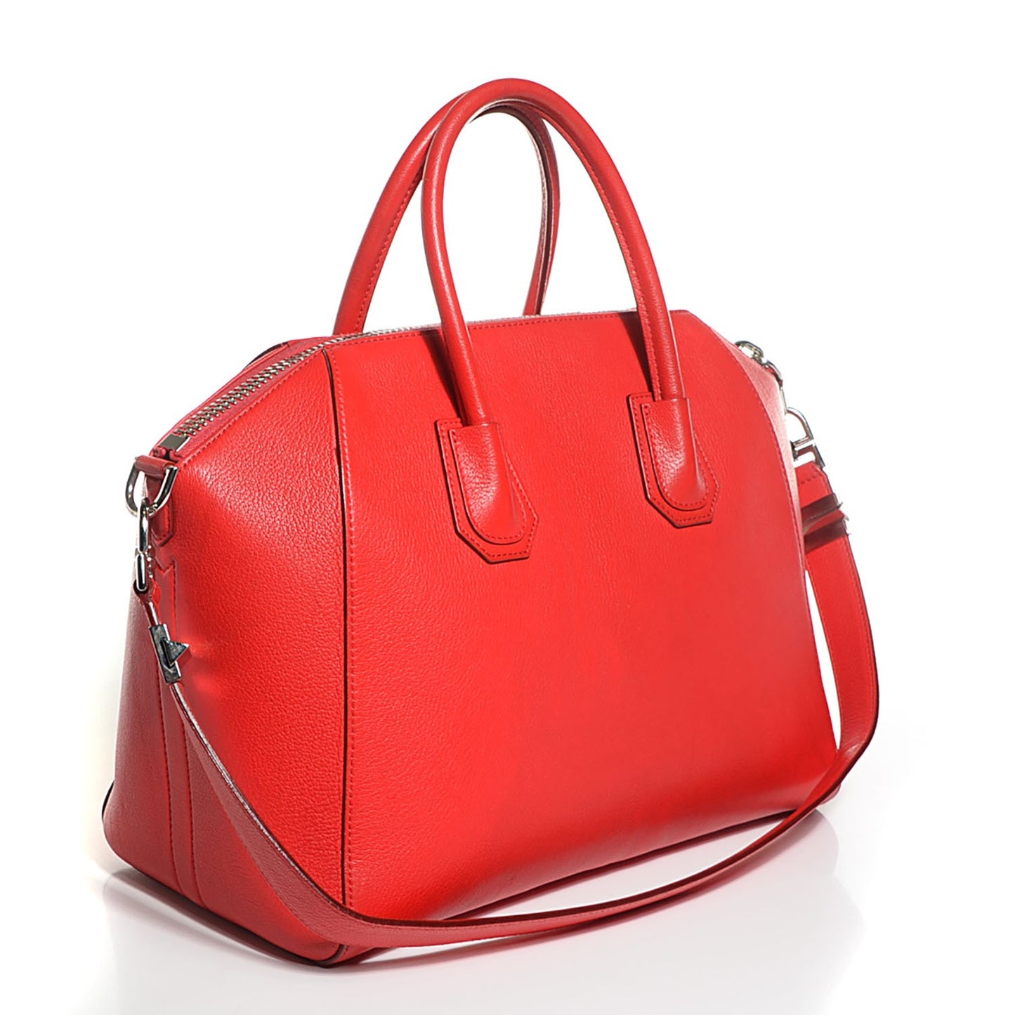 Sugar Goatskin Medium Antigona Red