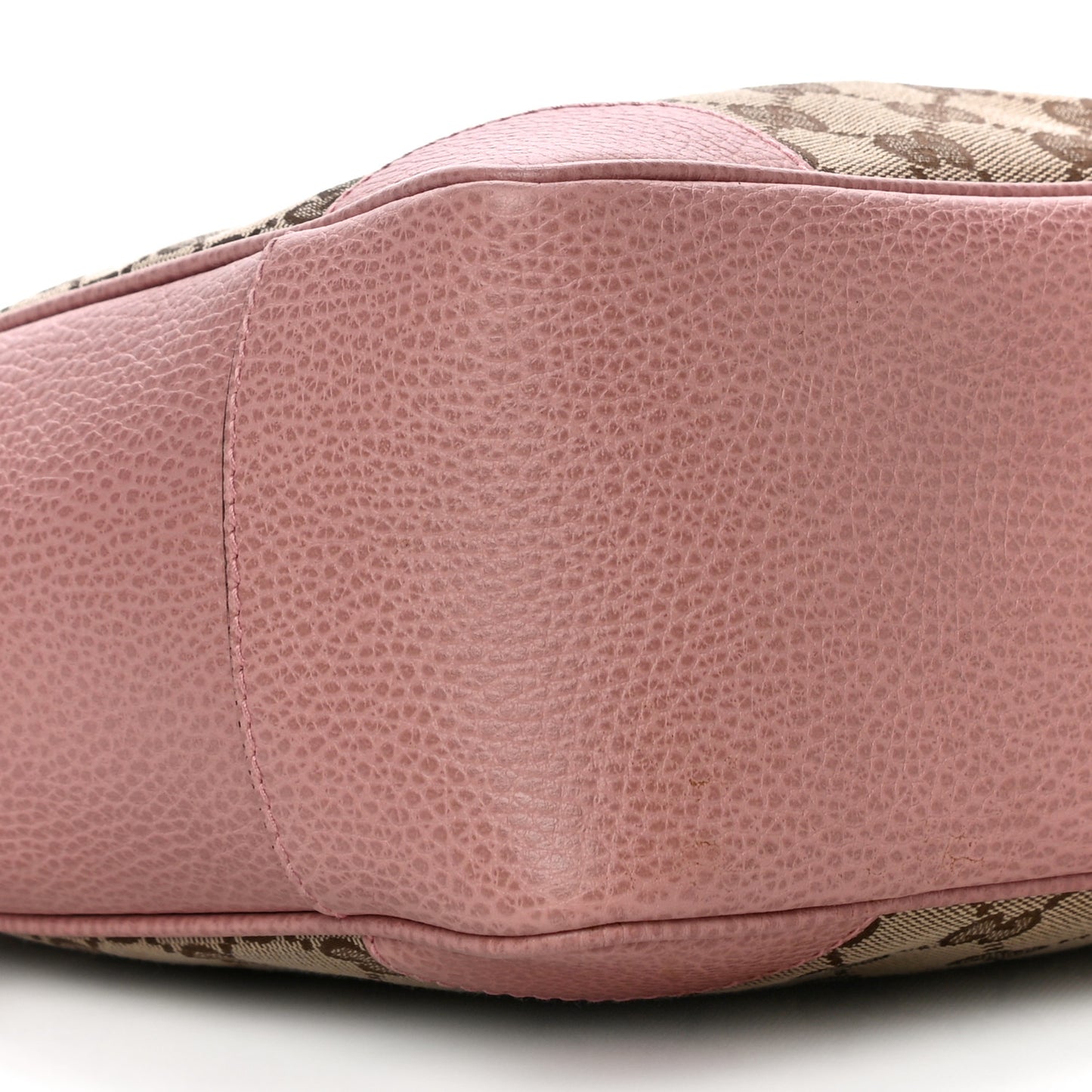 Monogram Small Bree Tote Beige Soft Pink