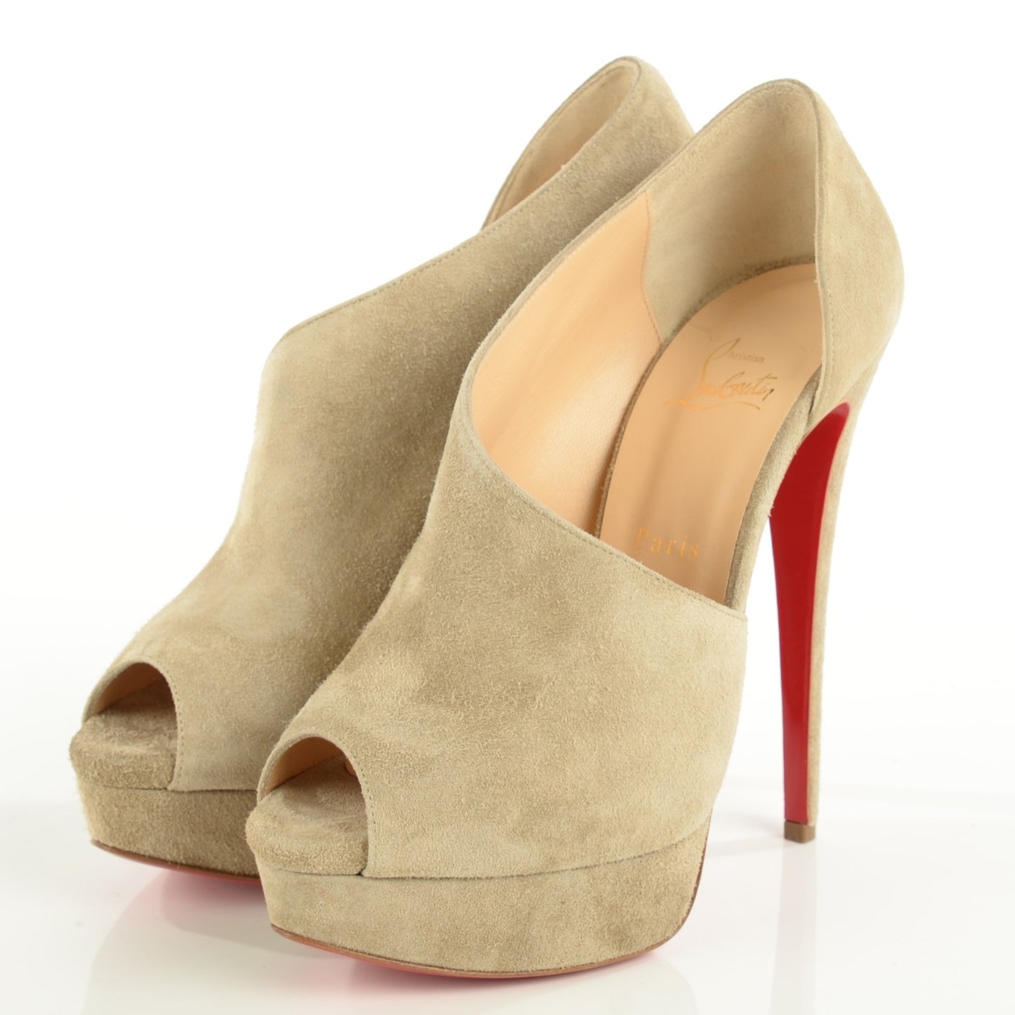 Suede Calfskin Verita 150 Booties 40.5 Pierre