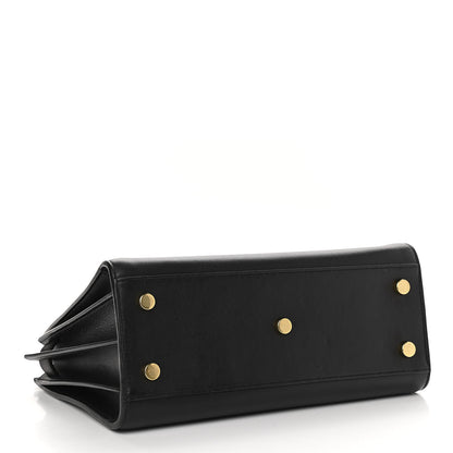Saint Laurent Grained Calfskin Small Sac De Jour Black 4 of 9