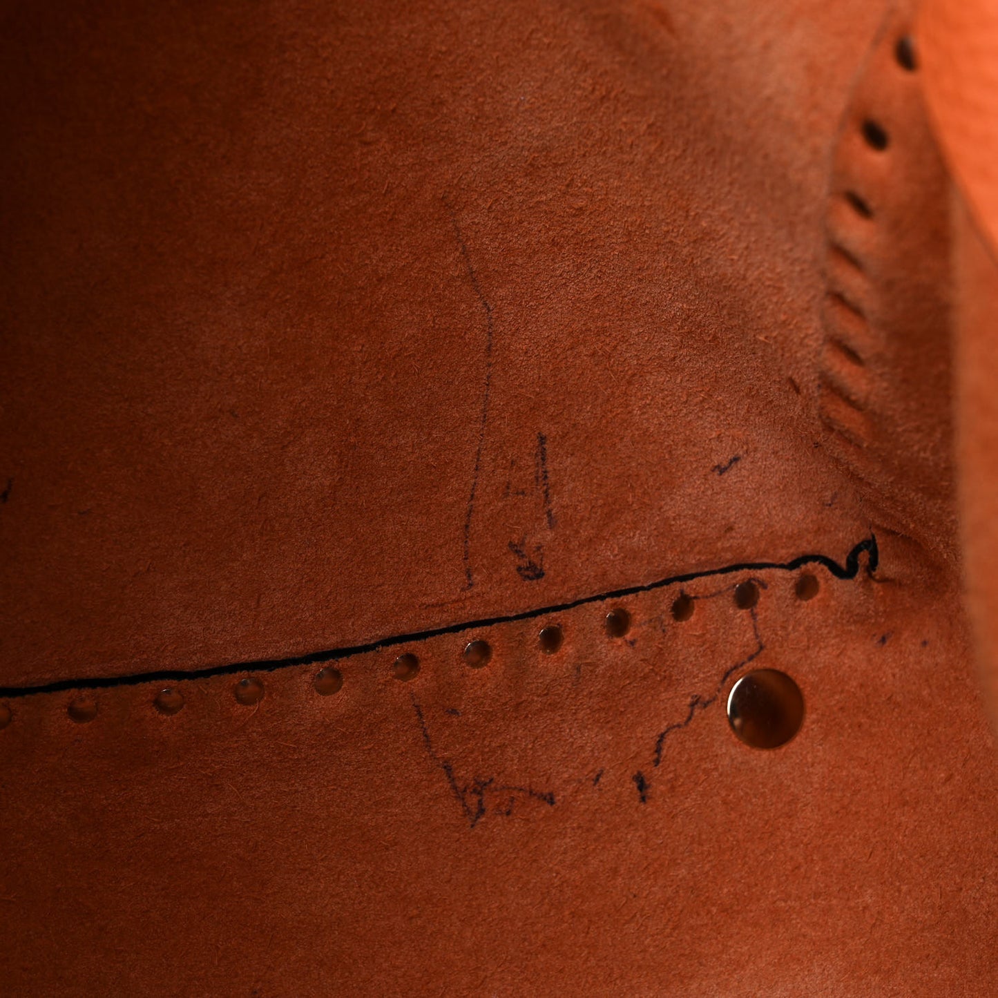 Pebbled Calfskin Medium Rockstud Tote Melon Sorbet