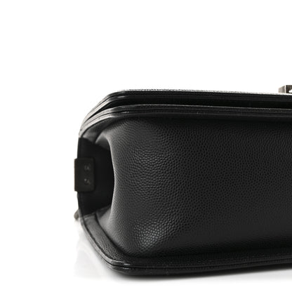 Chanel Caviar Quilted Medium Boy Flap Black 9 of 10
