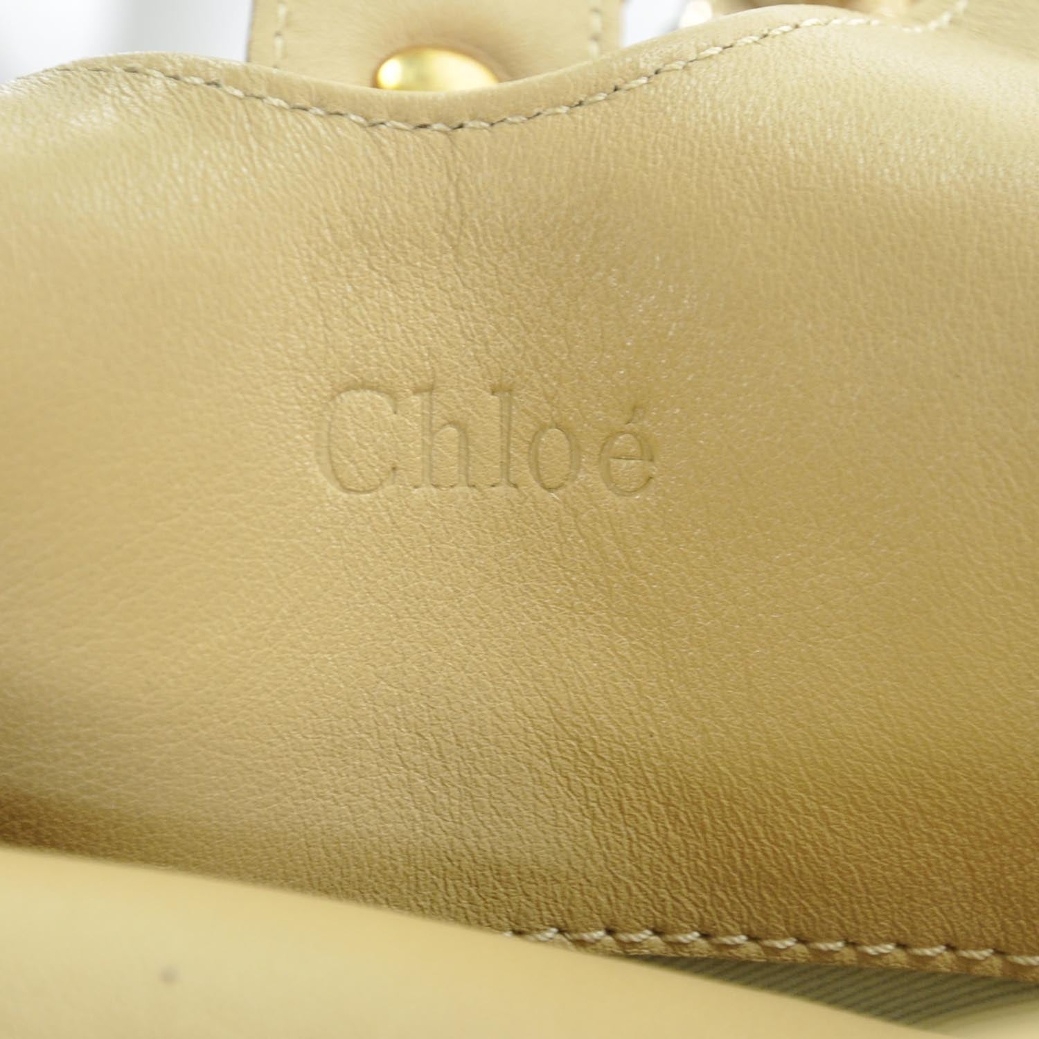 Chloe Metallic Python Silverado Shoulder Bag Gold 11 of 11