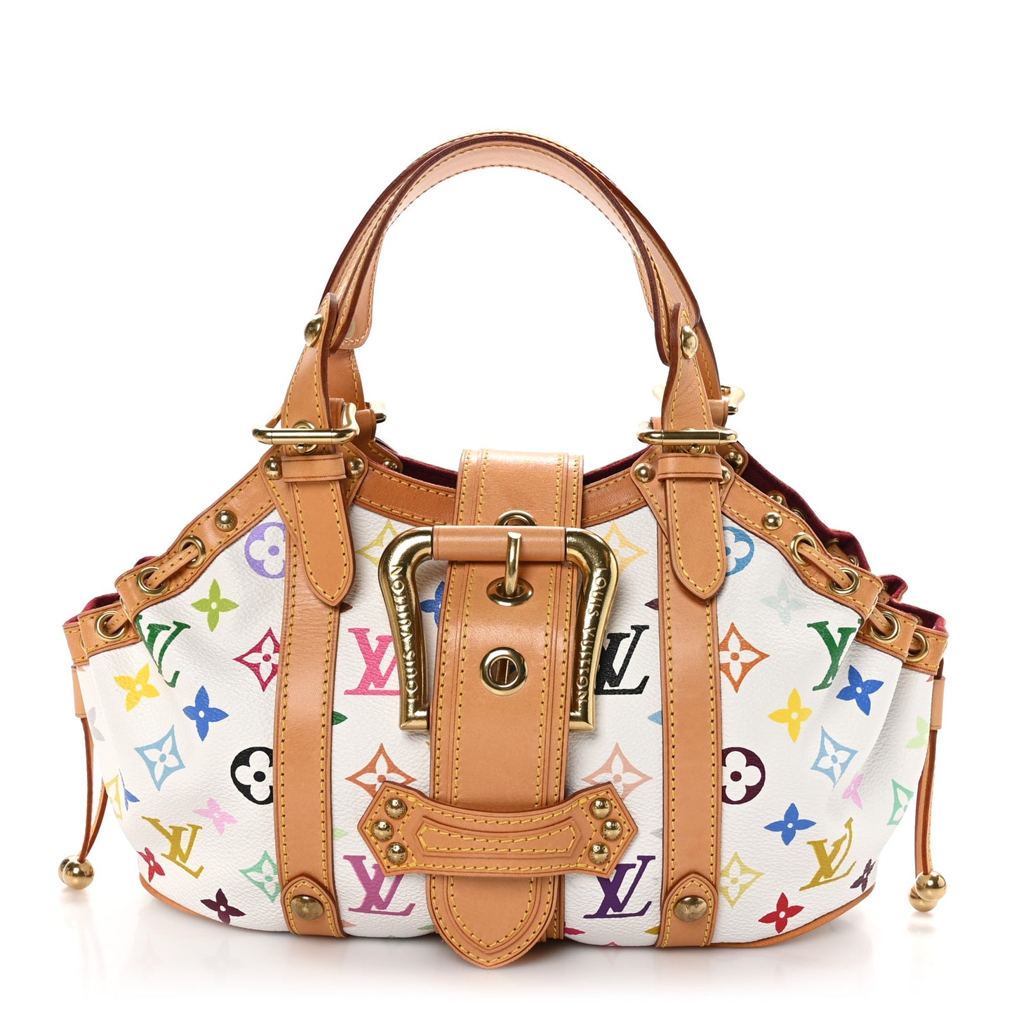 Monogram Multicolor Theda GM White