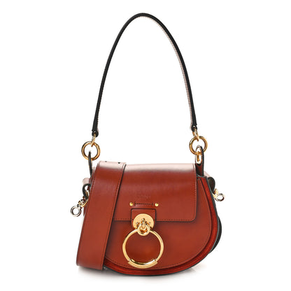 Chloe Calfskin Small Tess Bag Sepia Brown 1 of 8