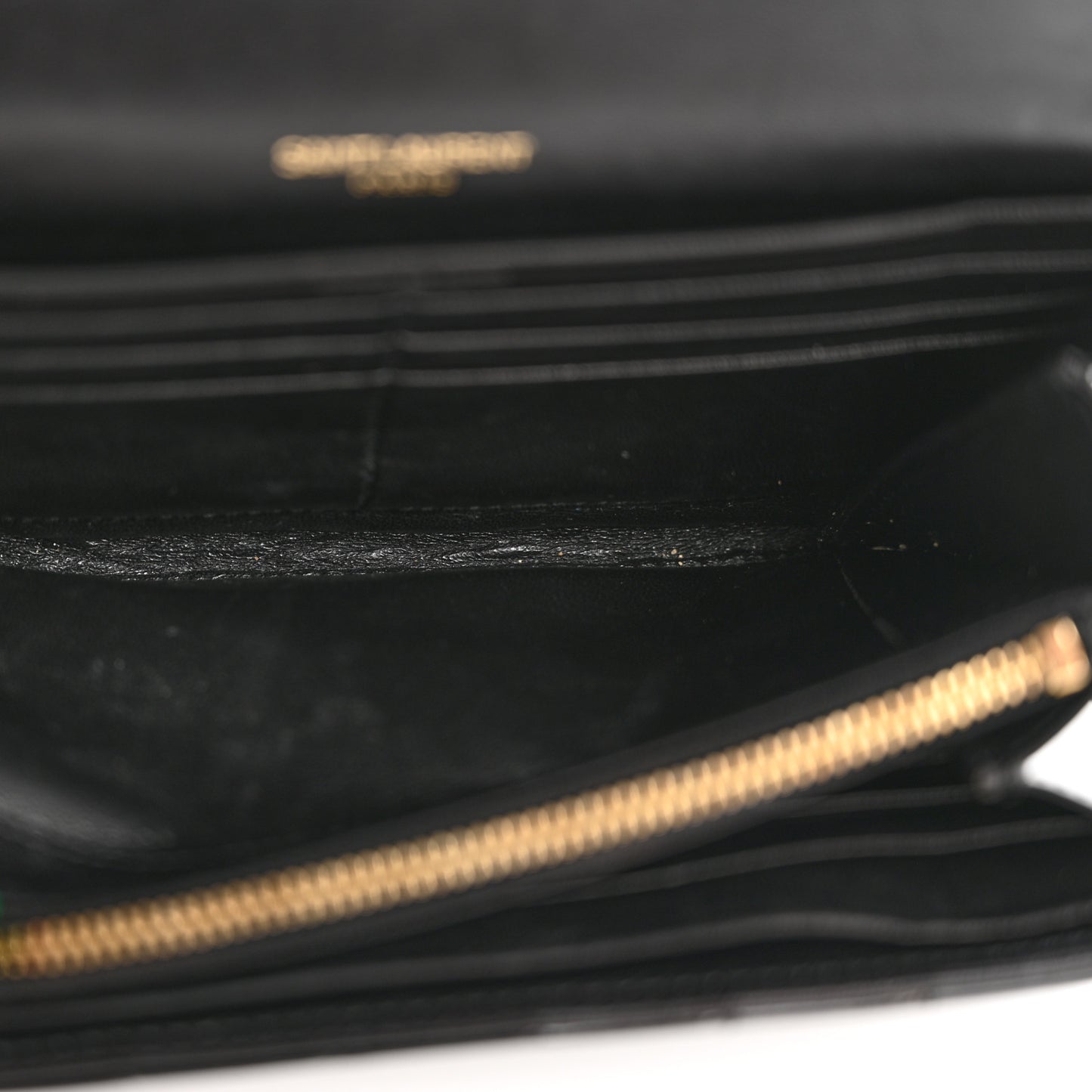 Patent Calfskin Matelasse Monogram Large Vicky Continental Wallet Black