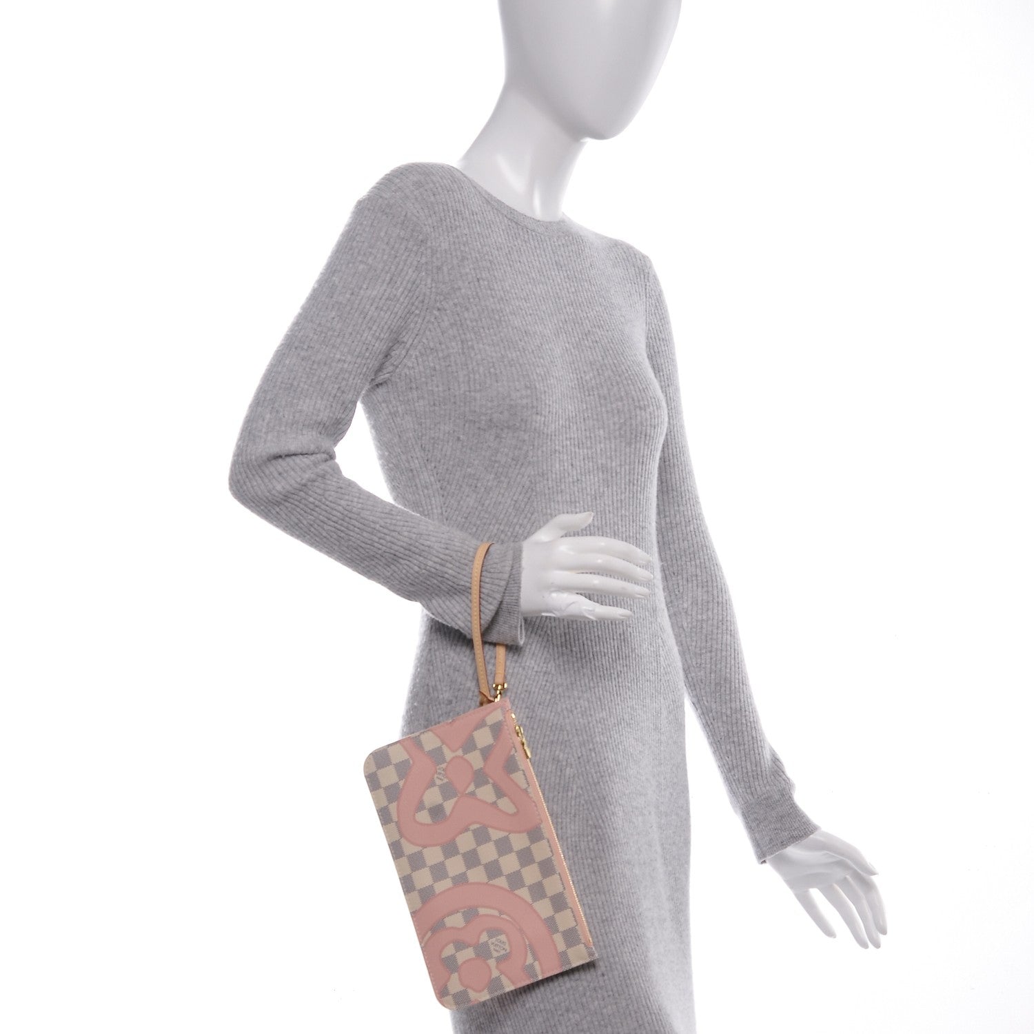 Louis Vuitton Damier Azur Tahitienne Neverfull MM GM Pochette 2 of 6