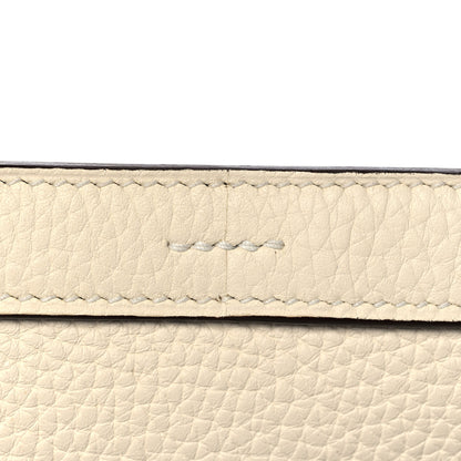 Hermes Taurillon Clemence Halzan 31 GM Nata 16 of 23