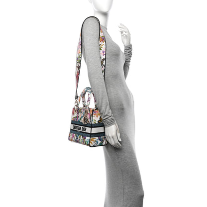 Christian Dior Canvas Toile De Jouy Embroidered Fantastica Medium Lady D-Lite Multicolor 2 of 10