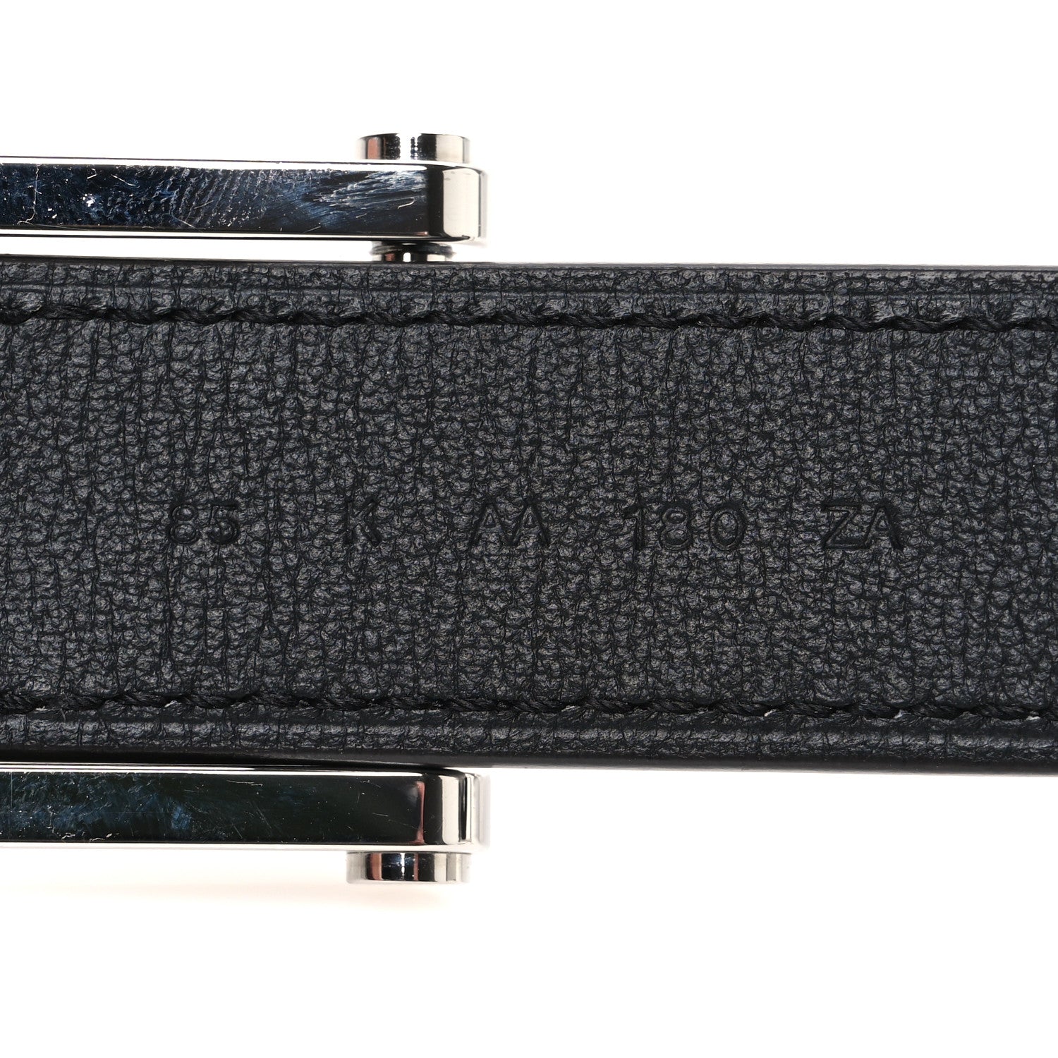 Hermes Barenia Attelage 25 Belt 85 Black 6 of 6