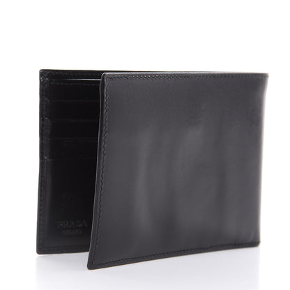 Prada Siviglia Bi-Fold Wallet Black 4 of 10