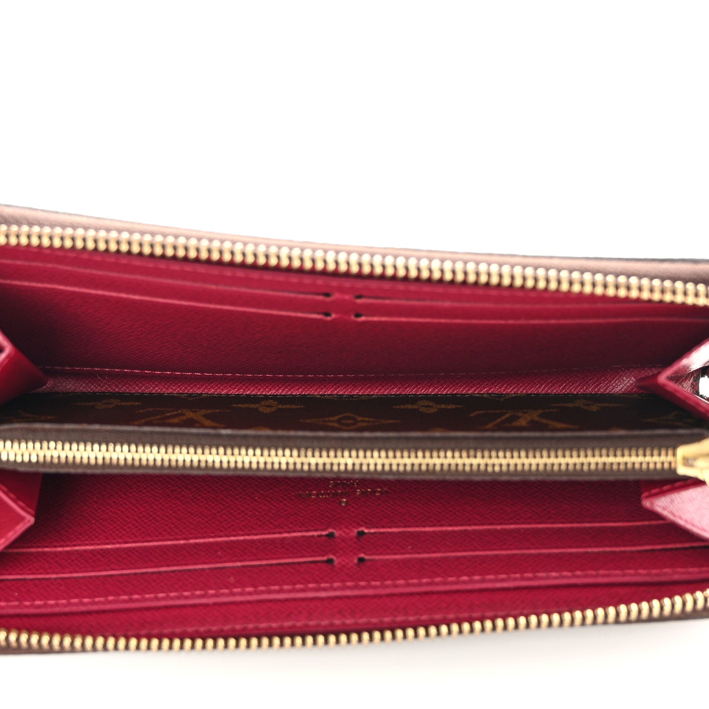 Monogram Clemence Wallet Fuchsia