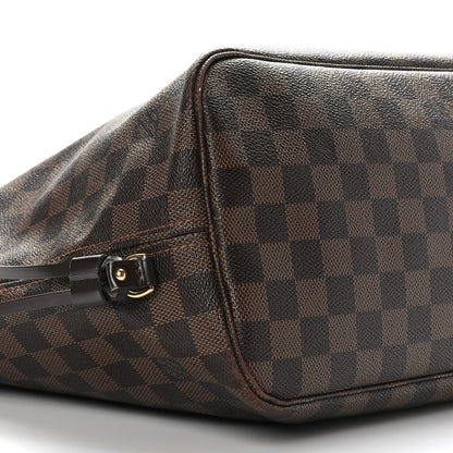 Louis Vuitton Damier Ebene Neo Neverfull MM Rose Ballerine 9 of 11