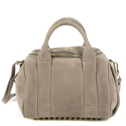 Alexander Wang Nubuck Rockie Elephant Pale Gold Hardware 1 of 10