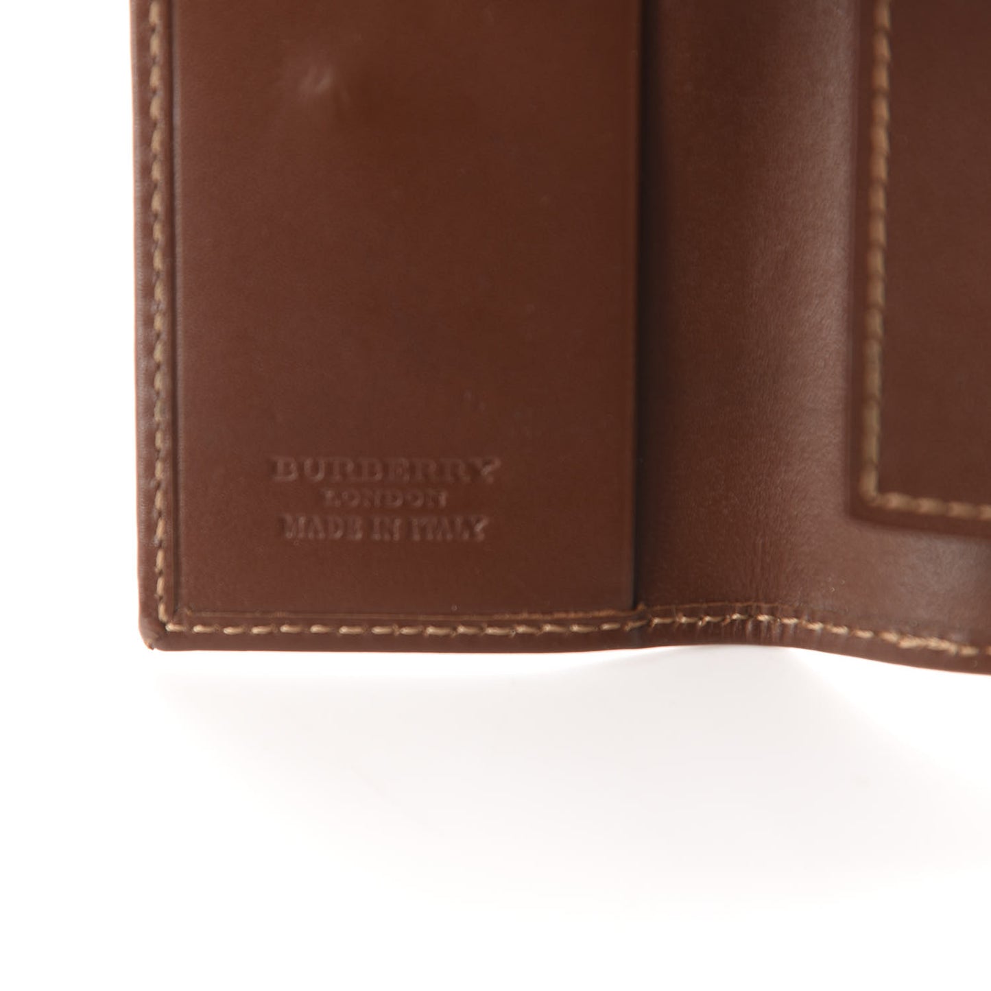 House Check 6 Key Holder Case Brown