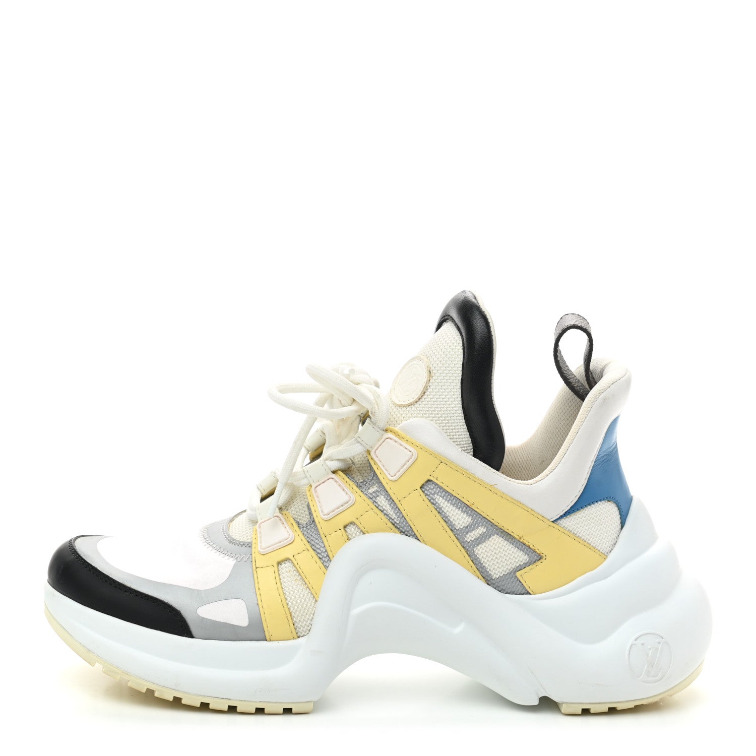 Louis Vuitton Calfskin Technical Nylon LV Archlight Sneakers 37.5 1 of 9