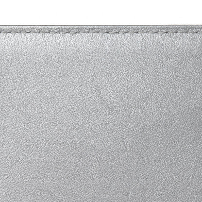 Chanel Metallic Calfskin Quilted Medium Boy Flap Silver 12 of 14