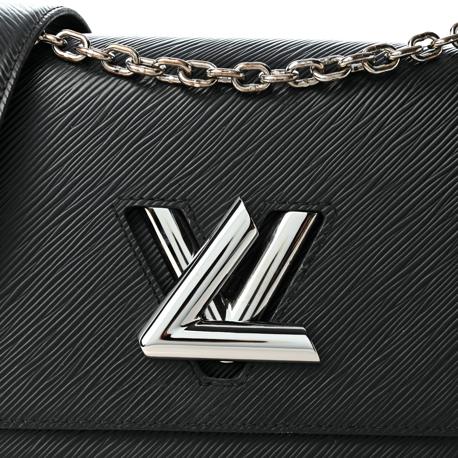 Louis Vuitton Epi Twist Shoulder Bag MM Black 7 of 10