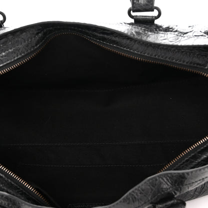 Balenciaga Agneau Arena Classic Hardware East West Le City Black 5 of 10