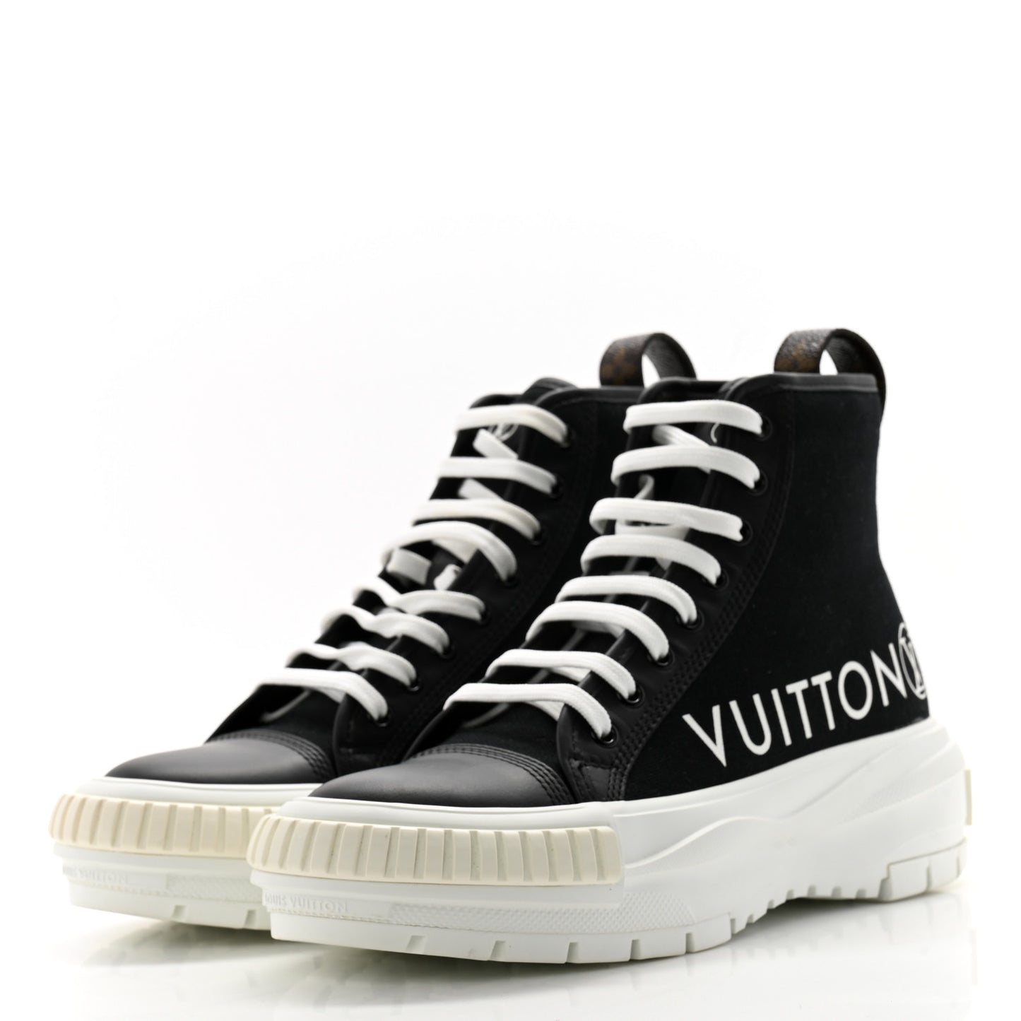 Canvas LV Squad Sneaker Boots 38.5 Black