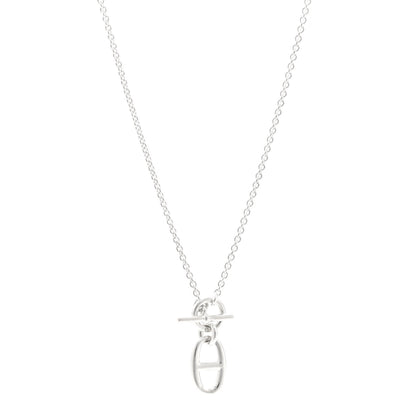 Hermes Sterling Silver Amulette Chaine d'Ancre Necklace 1 of 6