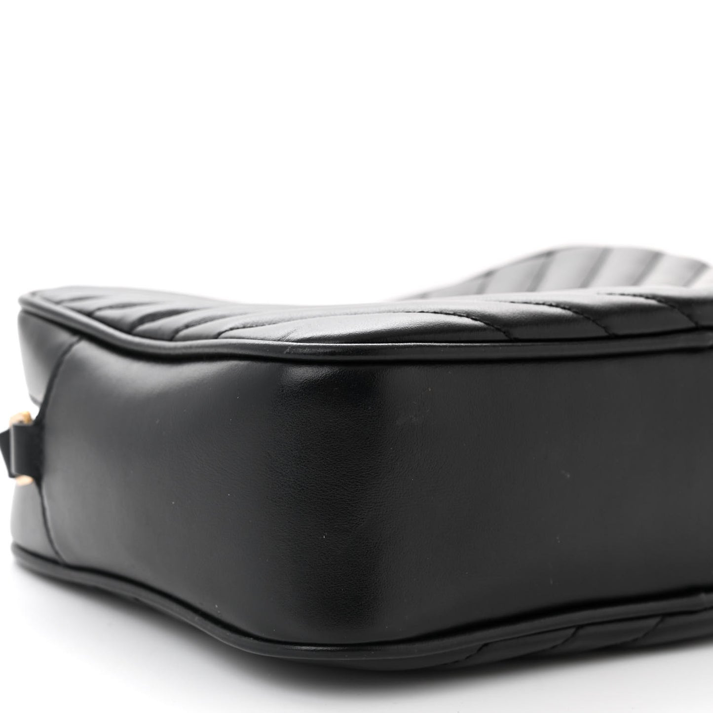 Calfskin Matelasse Monogram Lou Camera Bag Black