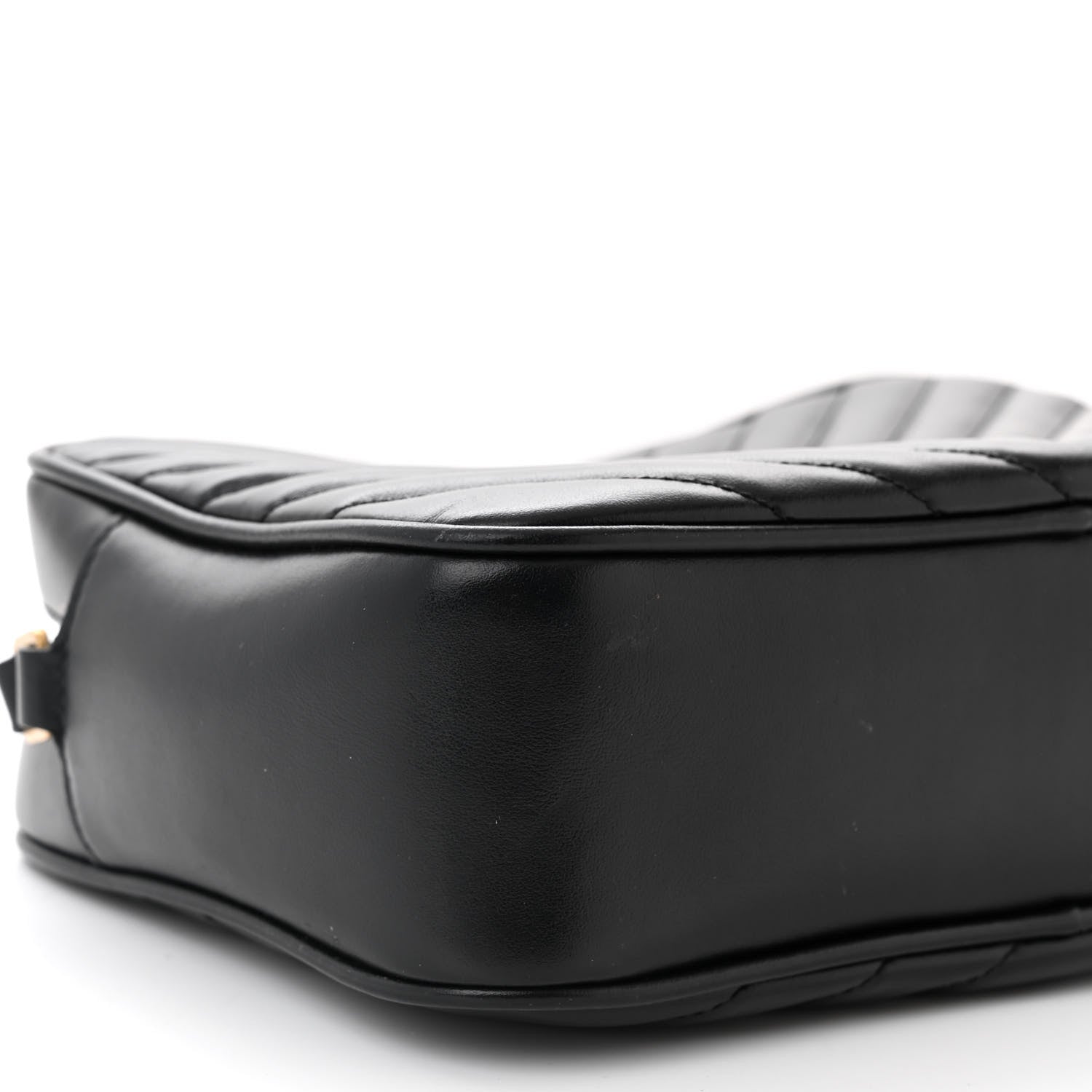 Saint Laurent Calfskin Matelasse Monogram Lou Camera Bag Black 9 of 14