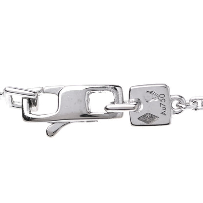 Louis Vuitton 18K White Gold Diamond Large Coeur Heart Pendant Necklace 4 of 7