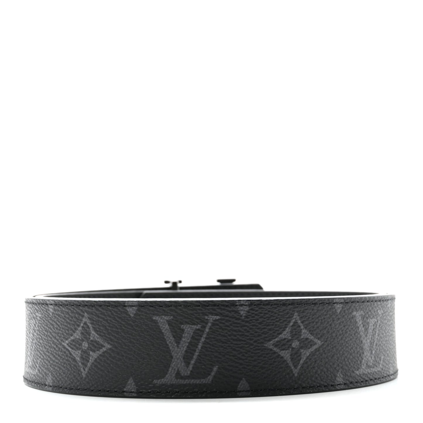 Calfskin Monogram Eclipse 40mm LV Initiales Reversible Belt 85 34