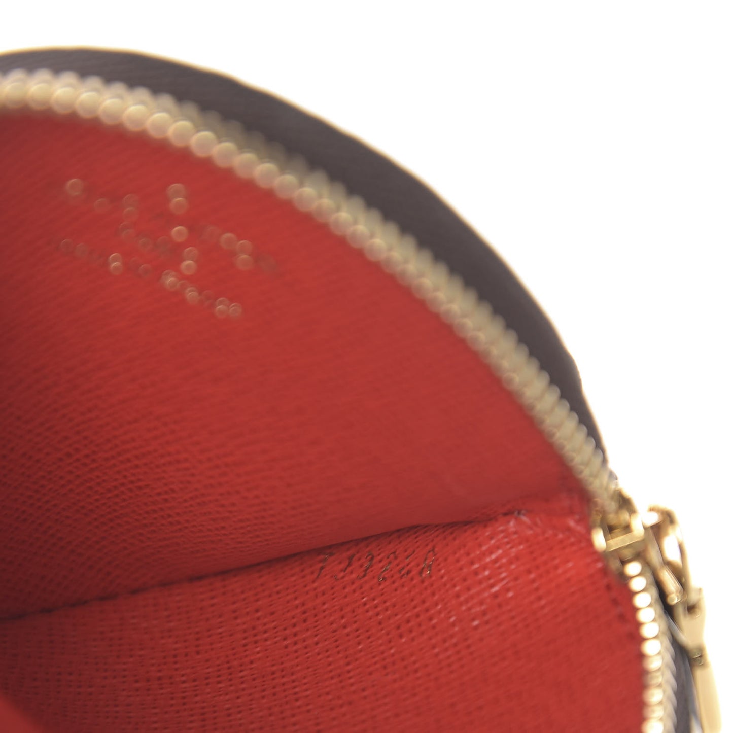 Monogram 2020 Christmas Animation Bumper Cars Round Coin Purse Coquelicot