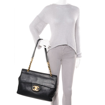 Chanel Caviar XL Weekender Bag Black 2 of 7