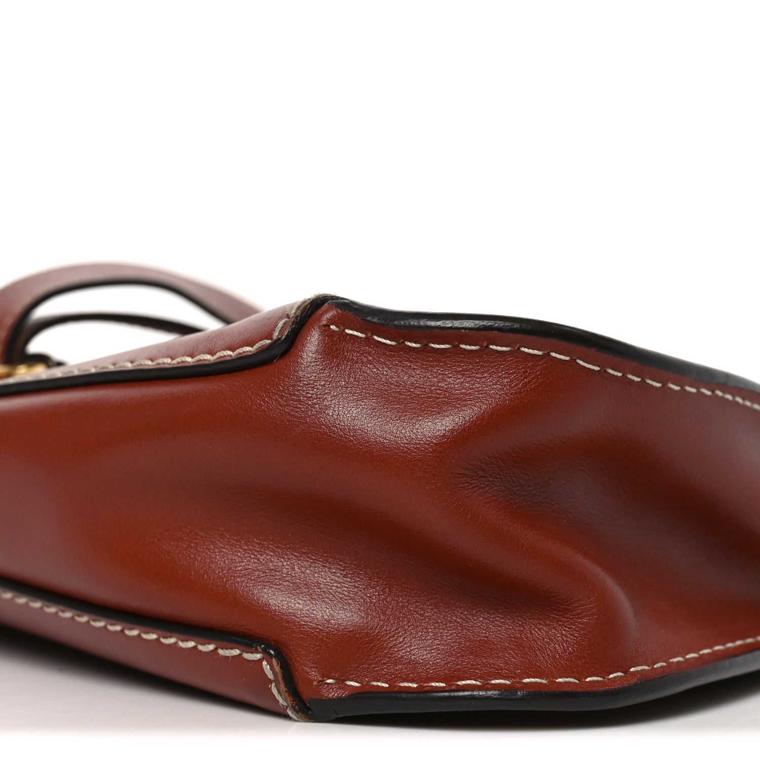 Chloe Calfskin Marcie Top Handle Bag Sepia 9 of 9