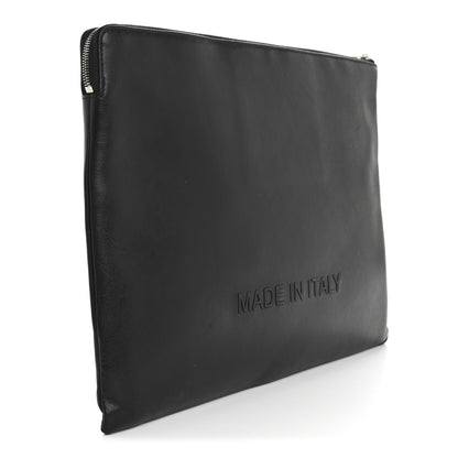 Celine Calfskin Large Made In Clutch Pouch Black 3 of 10