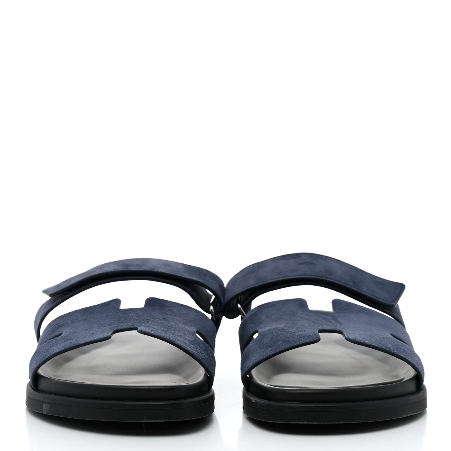Suede Goatskin Mens Chypre Sandals 44 Bleu Celeste