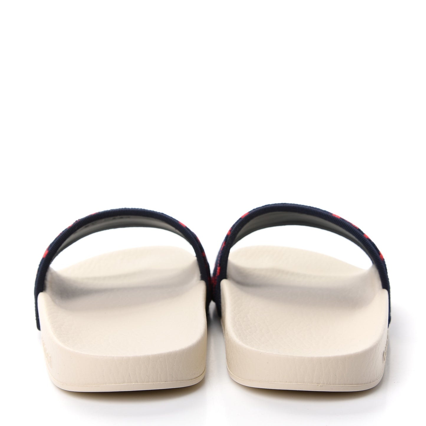 Terry Cloth GG Monogram Slide Sandals 37 Blue Red