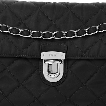 Prada Nylon Tessuto Impuntu Quilted Flap Black 11 of 11