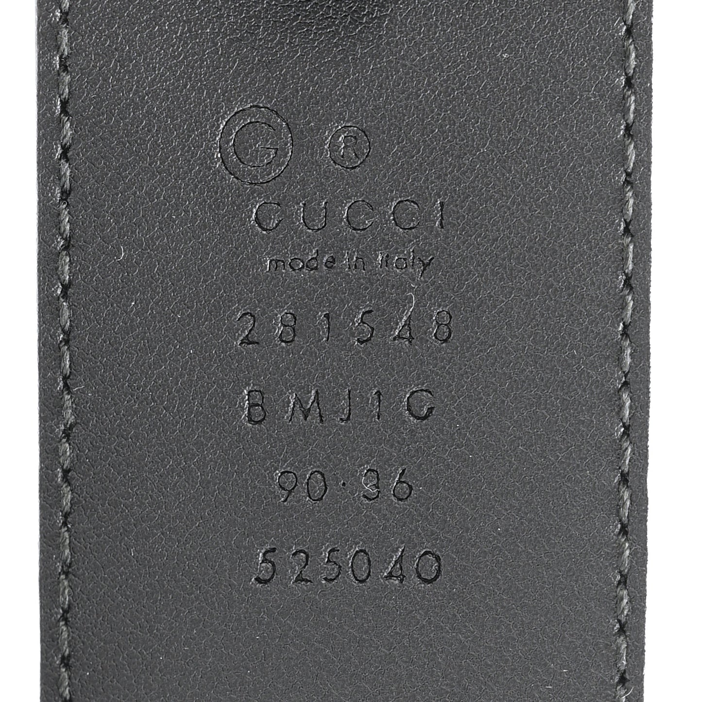 Soft Microguccissima Margaux Calfskin Belt 90 36 Black