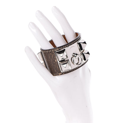 Hermes Lizard Collier De Chien CDC Bracelet XS Ombre 2 of 7