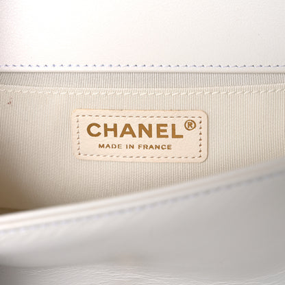 Chanel Calfskin Pearl Small Boy Flap White 6 of 11