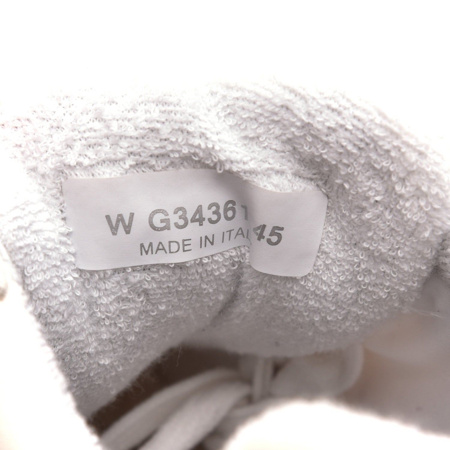 Chanel Suede Calfskin Fabric Mens CC Sneakers 45 White 8 of 9