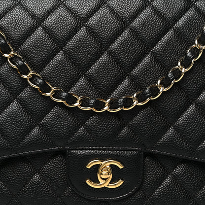 Chanel Caviar Maxi Single Flap Black 8 of 11