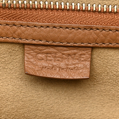 Celine Drummed Calfskin Mini Luggage Camel 11 of 17