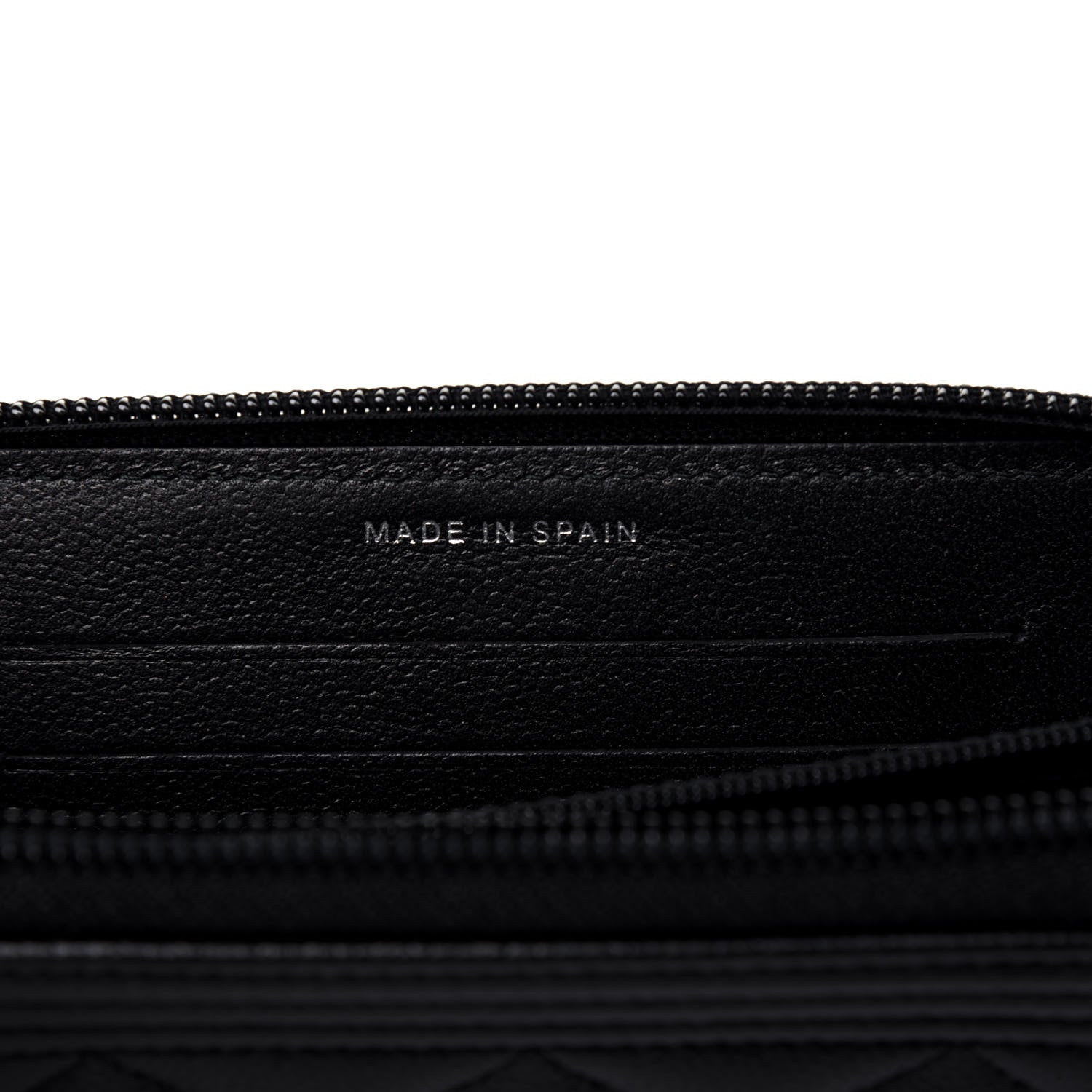 Chanel Caviar Quilted Small Boy Zip Around Wallet So Black 9 of 12