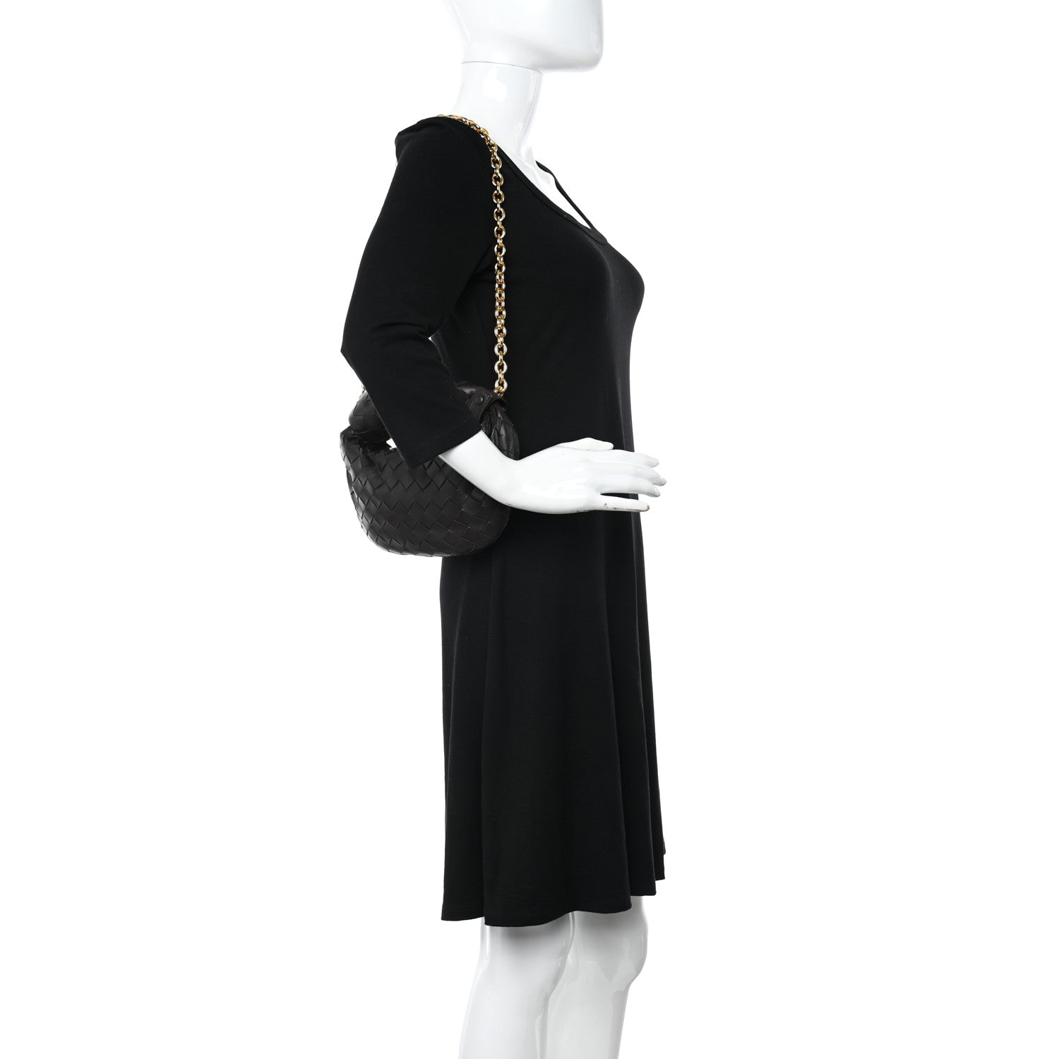 Bottega Veneta Nappa Intrecciato Mini Chain Jodie Fondant 2 of 10