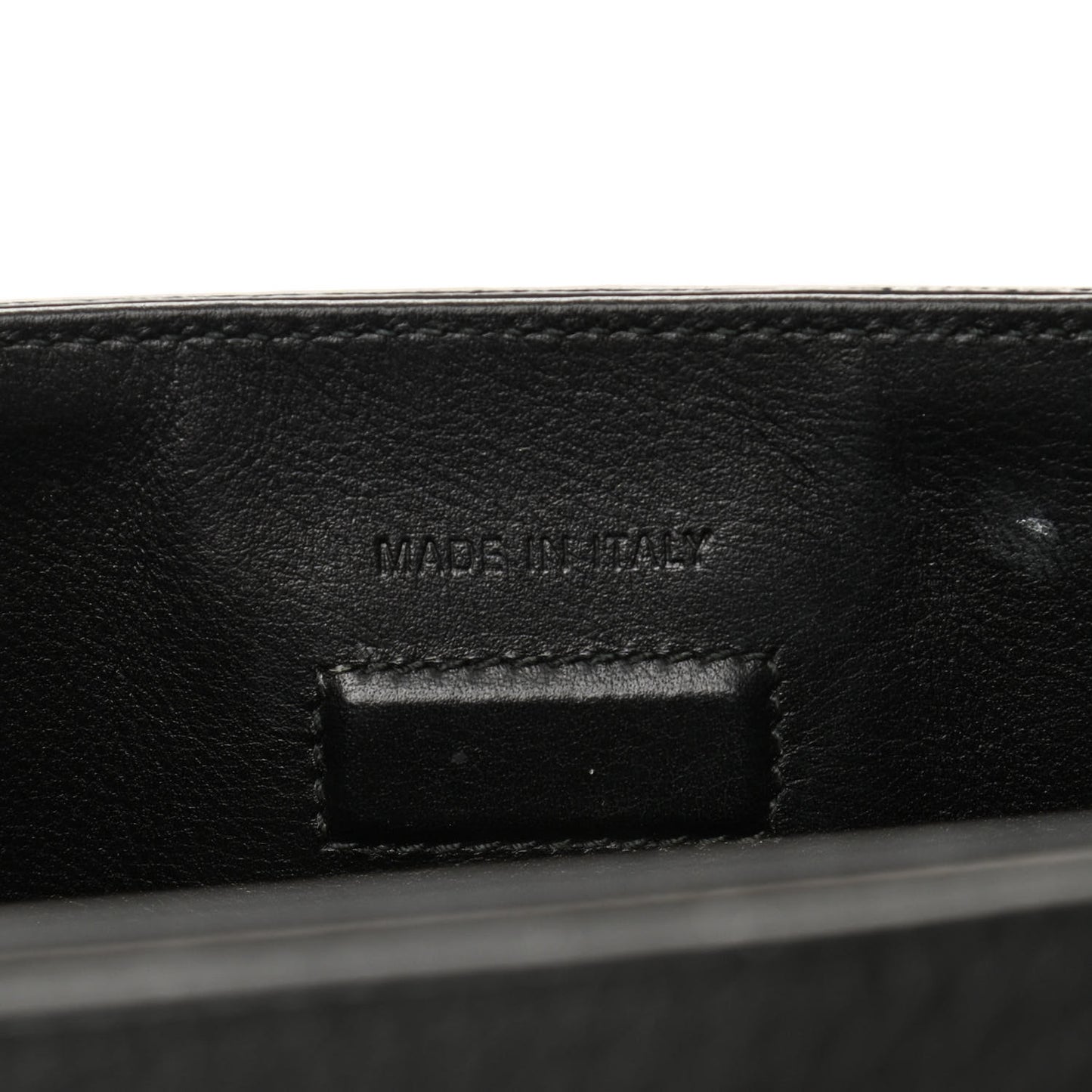 Grained Calfskin Medium Diorever Flap Black