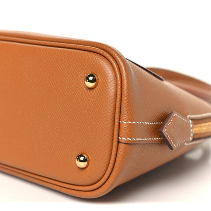 Hermes Epsom Swift Vache Hunter En Desordre 1923 Bolide 25 Gold Fauve 10 of 11
