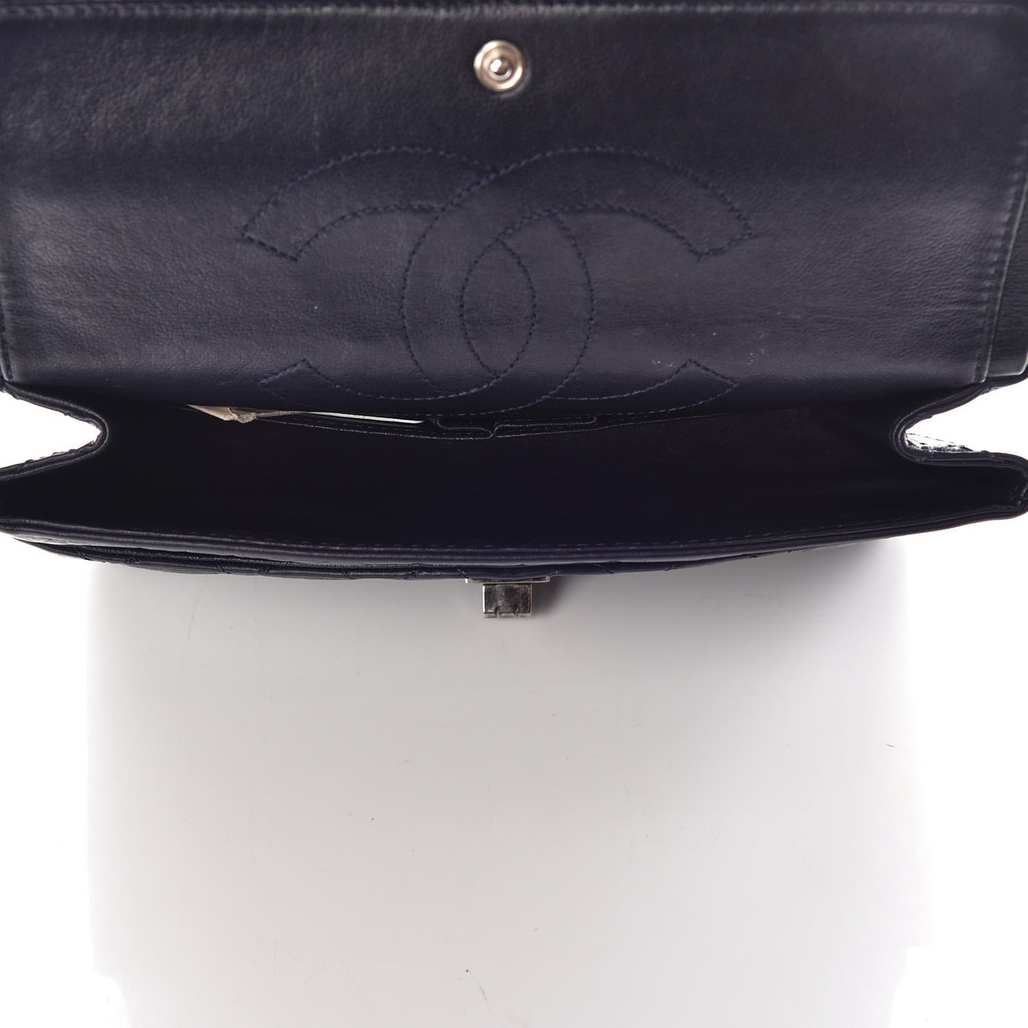 Aged Calfskin Quilted 2.55 Reissue 225 Flap Navy